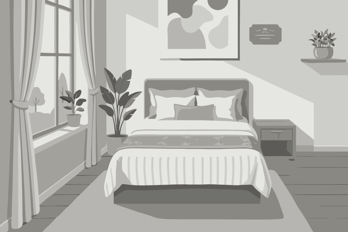 Chambre Simple Privée avec Douche et Toilettes Communes